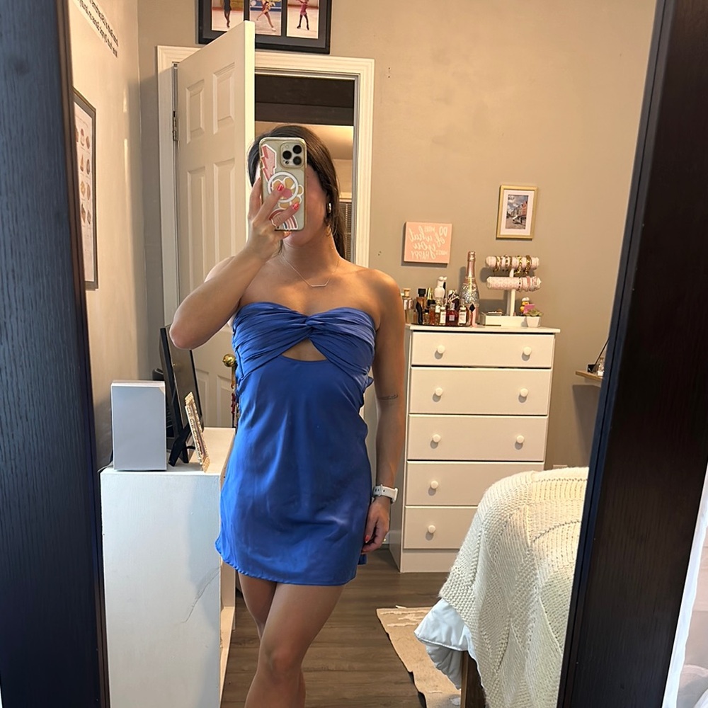 Princess Polly Royal Blue Mini Dress